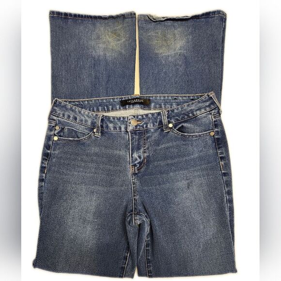 Liverpool bootcut denim jeans, good condition,  no size tags, fits like 8 - Picture 2 of 8